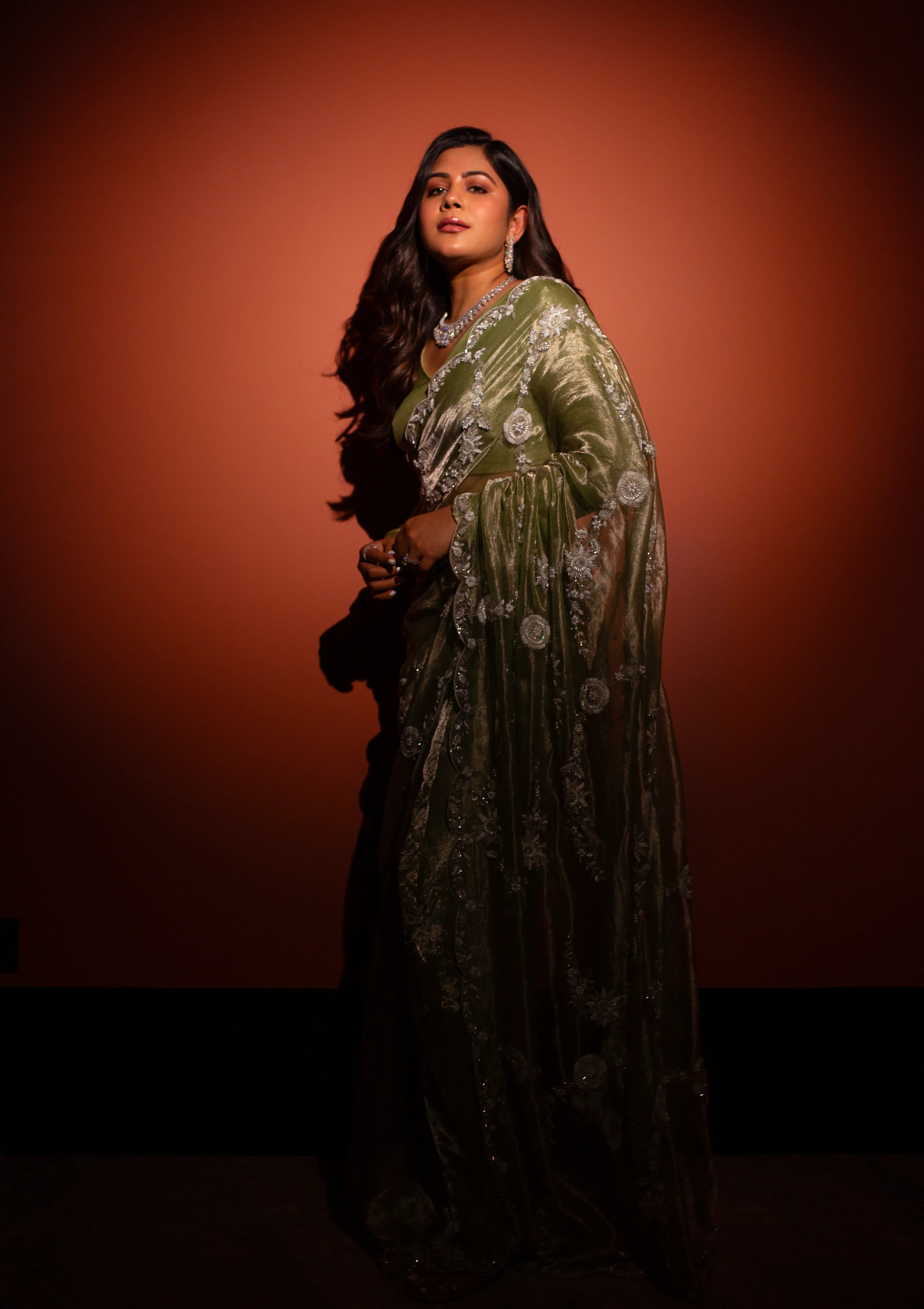 Chikky Goenka Styled in Sarmila Saree