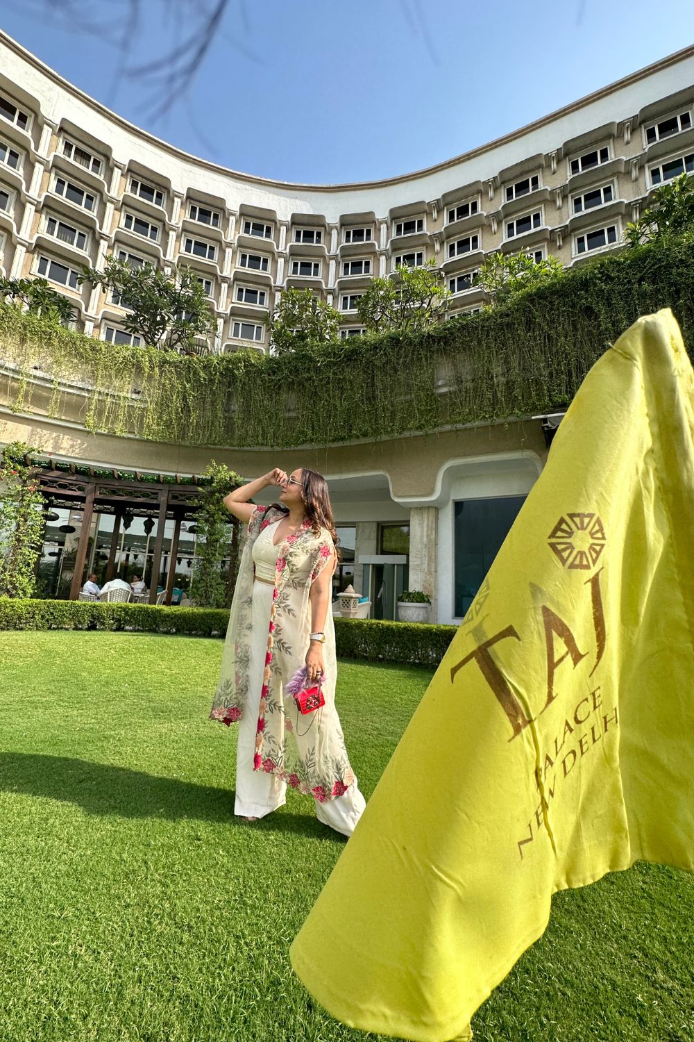 Rubi Bhatia Styled in Ruksana Cape Set