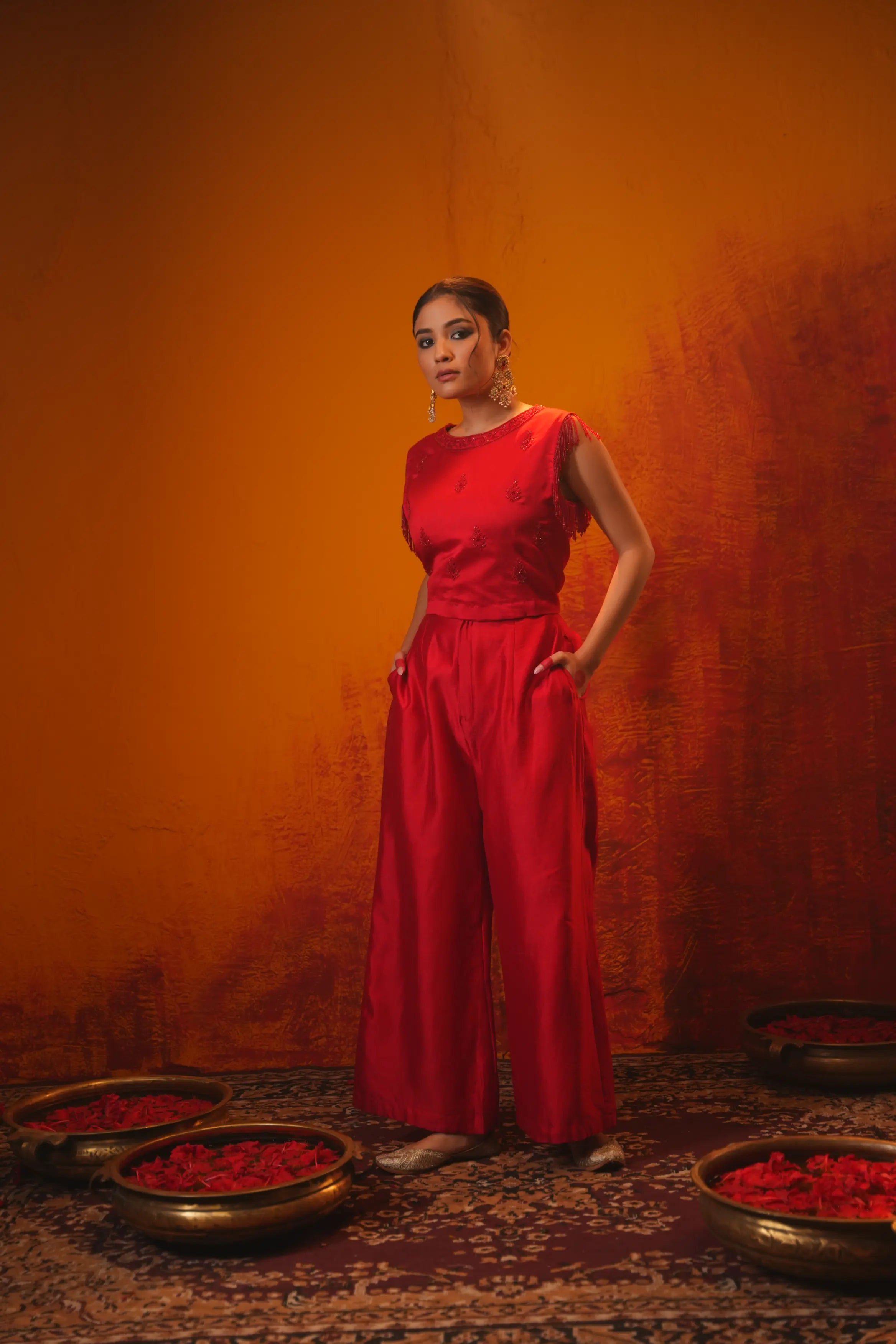 Renee Crop Top With Pant