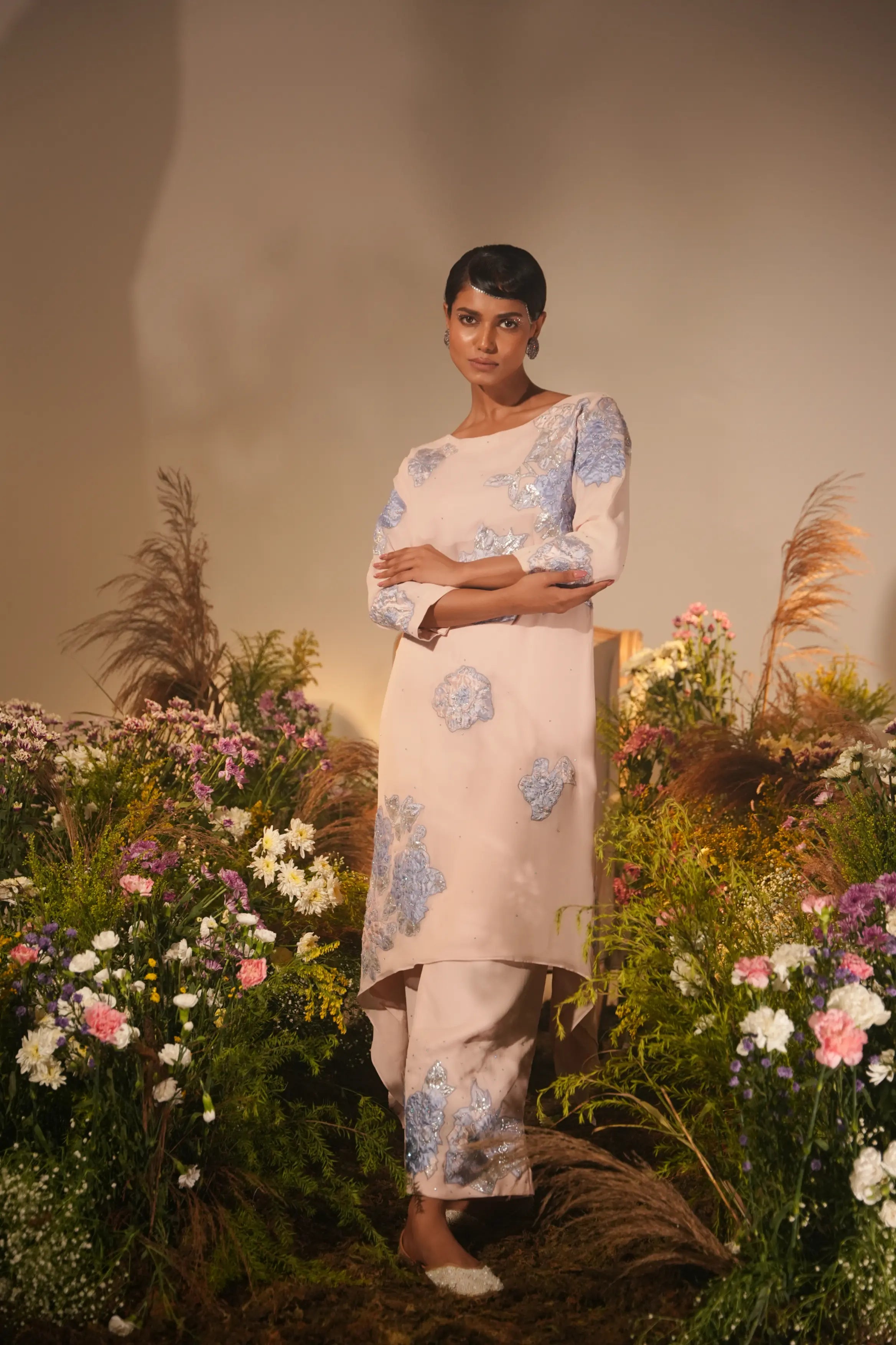 Lilac Applique Coord Set