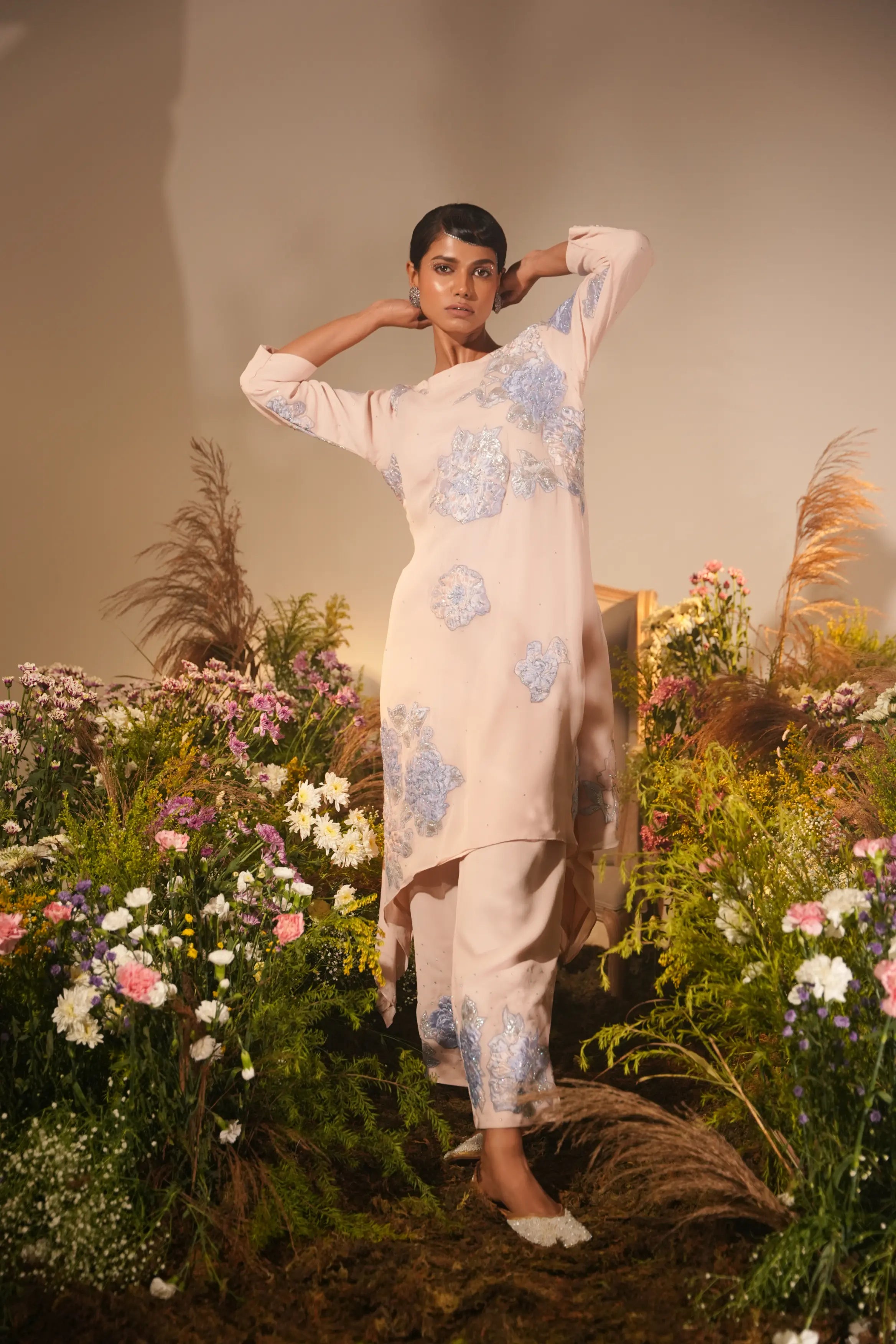 Lilac Applique Coord Set