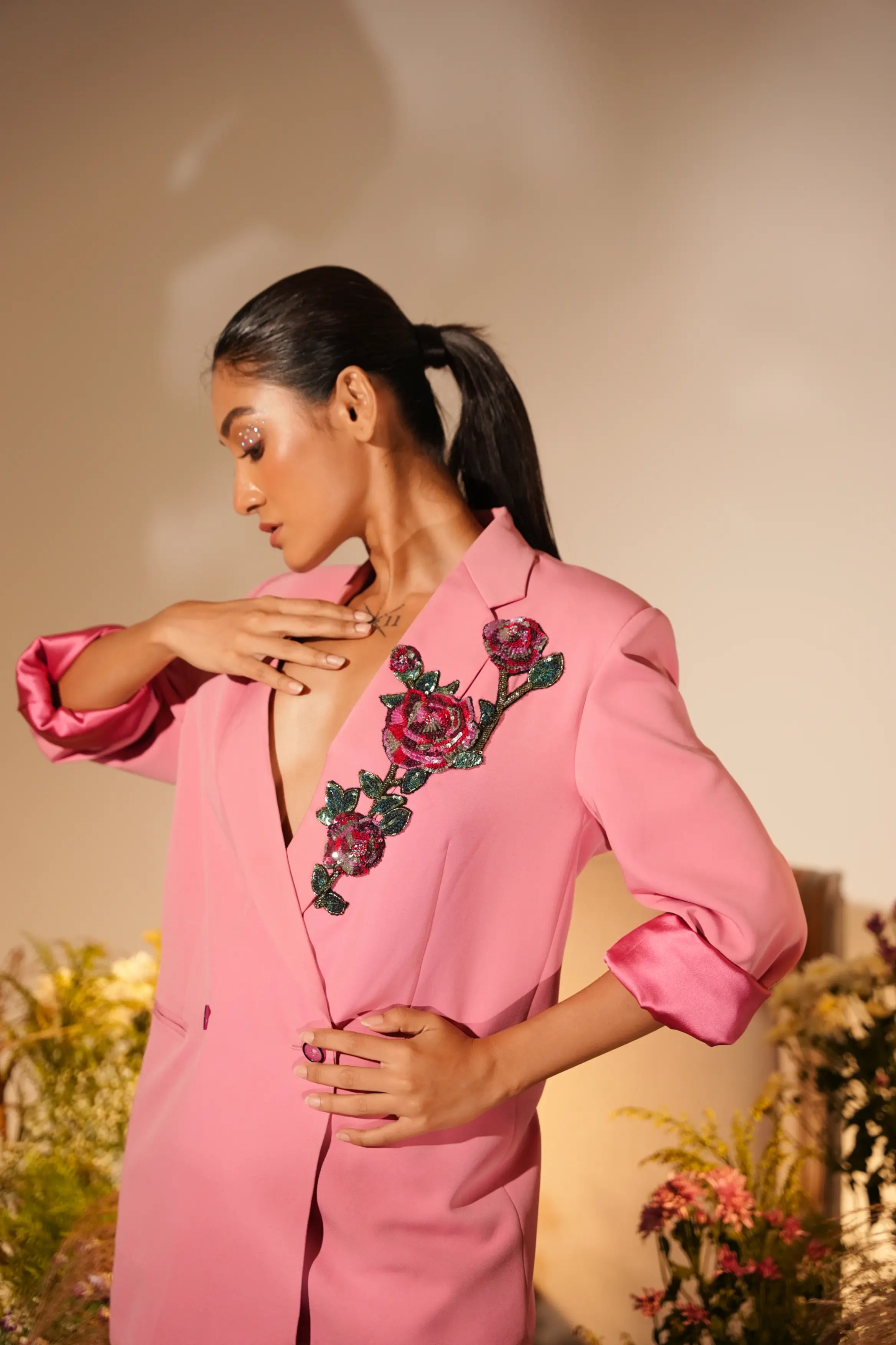 Powder Pink Blazer + Pants