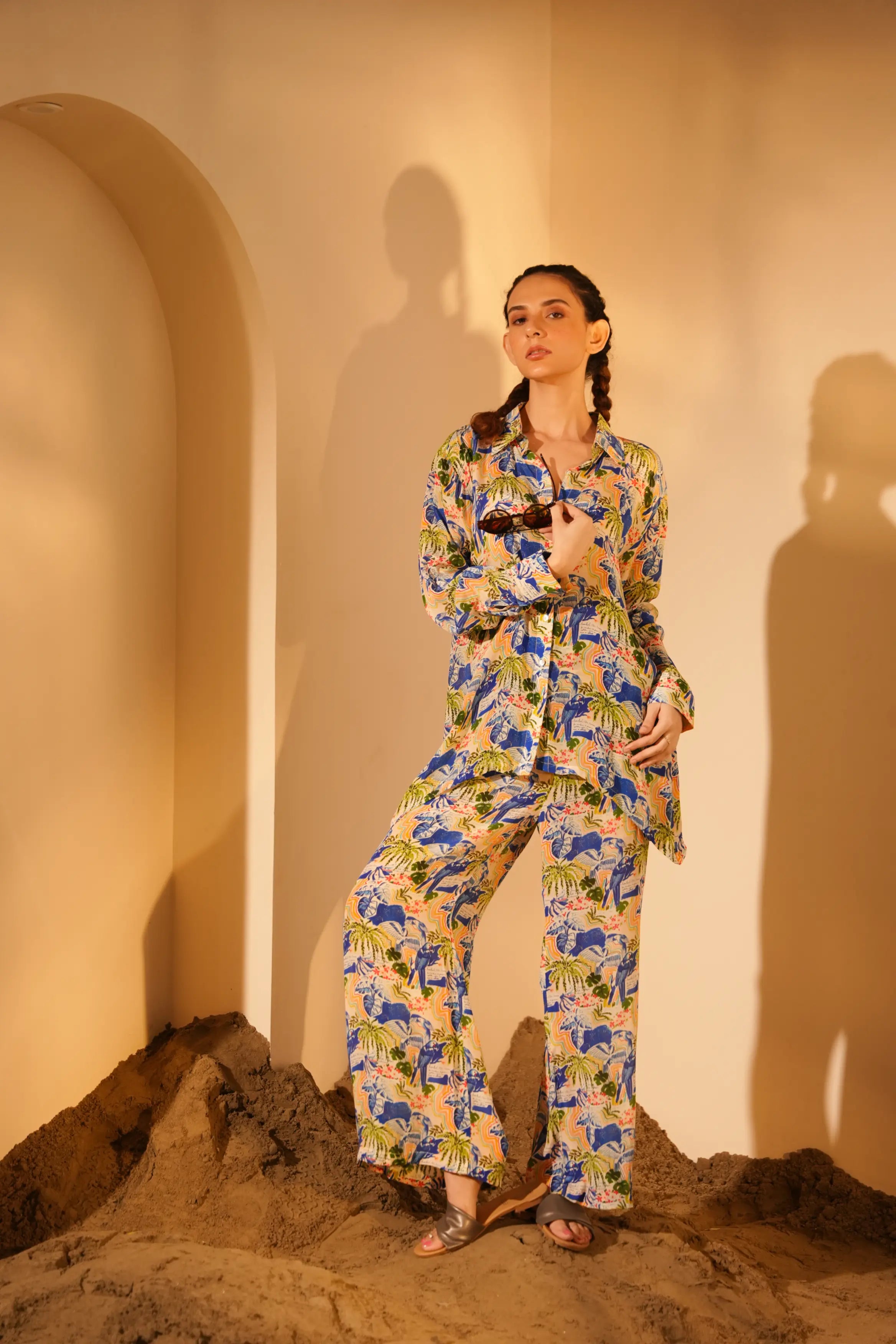 Blue Parrot Co Ord Set