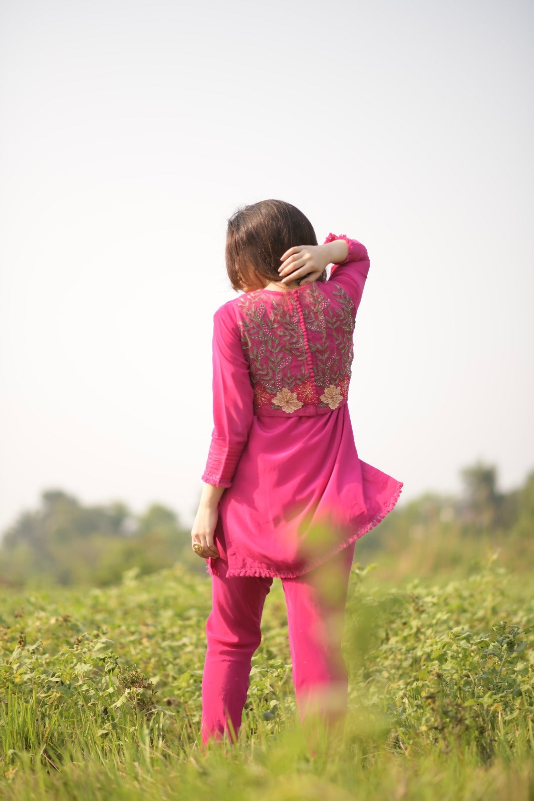 Pink Noori Co Ord Set