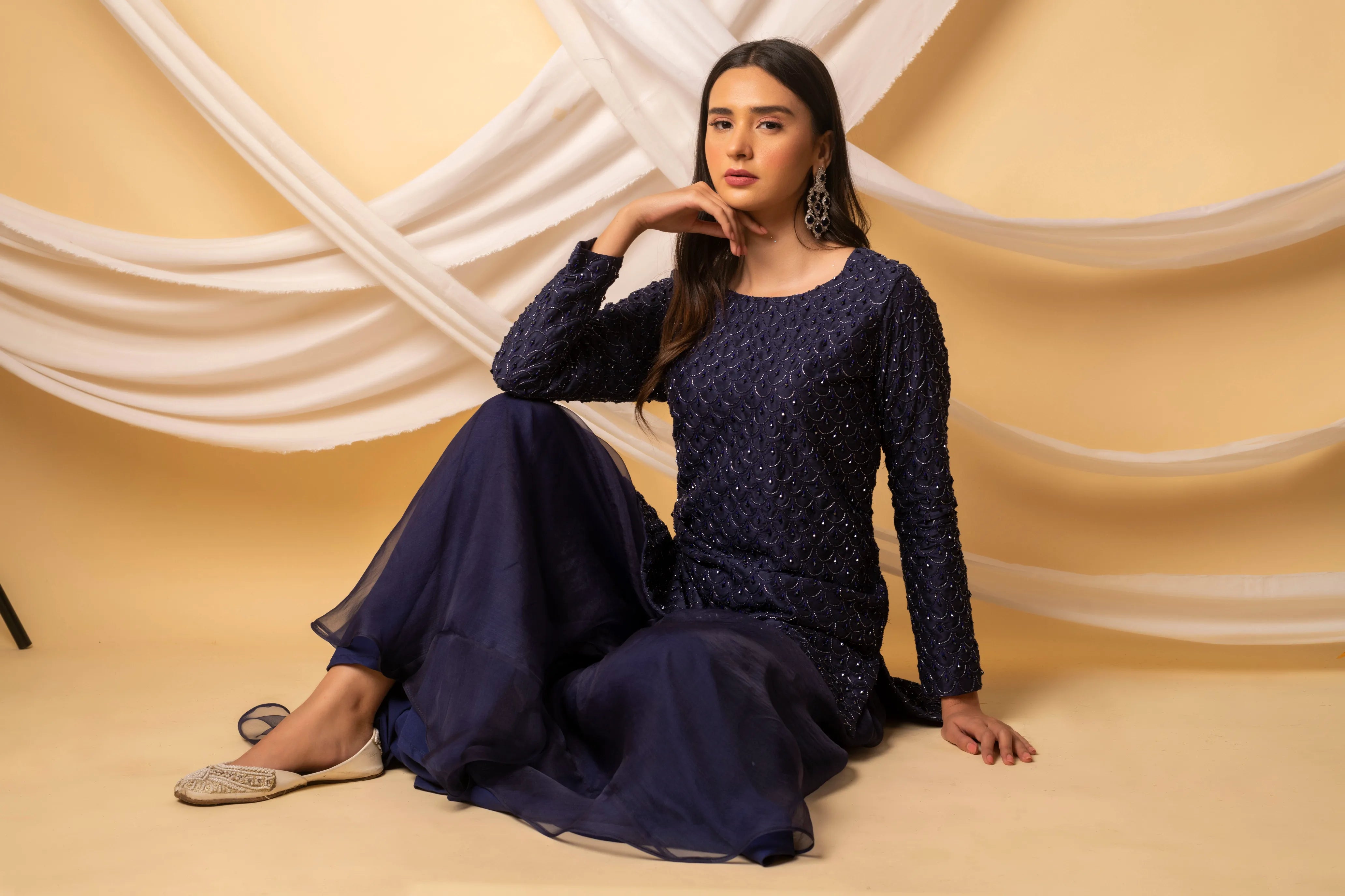 Azure Palazzo Set