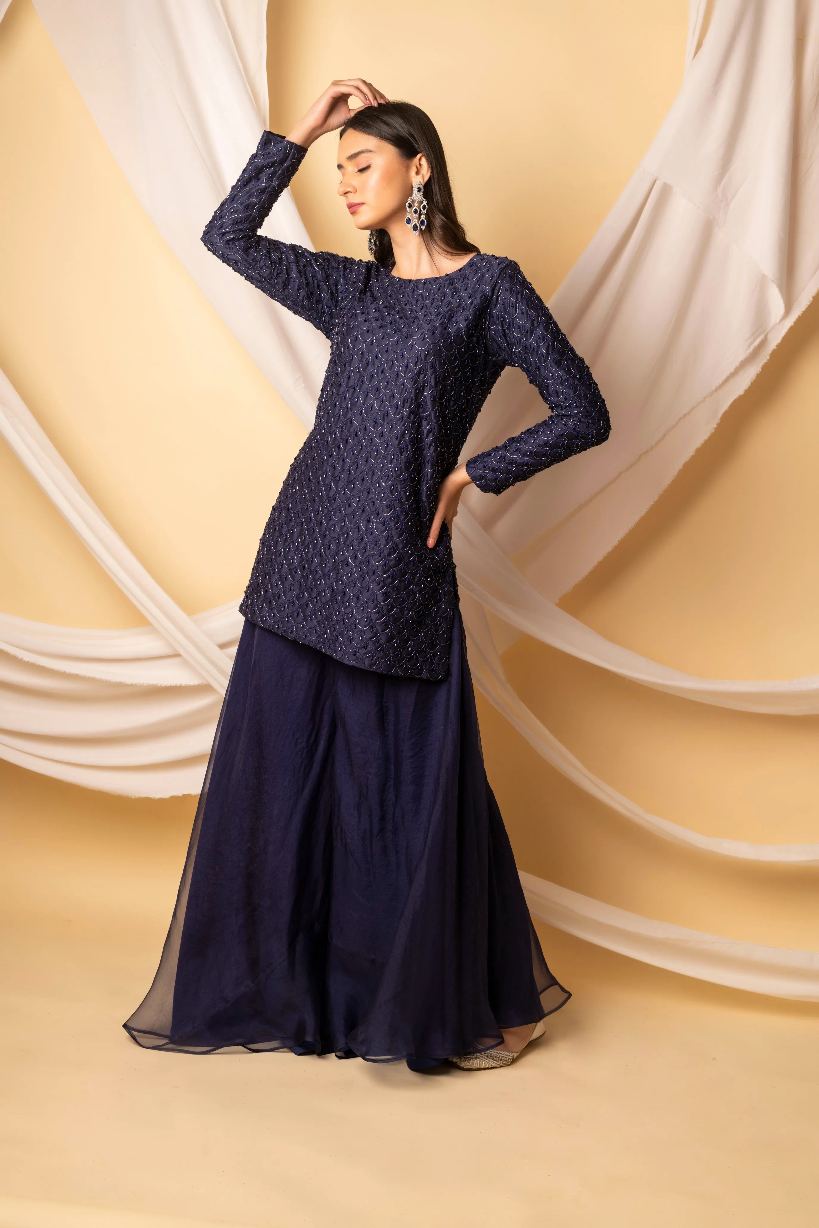 Azure Palazzo Set