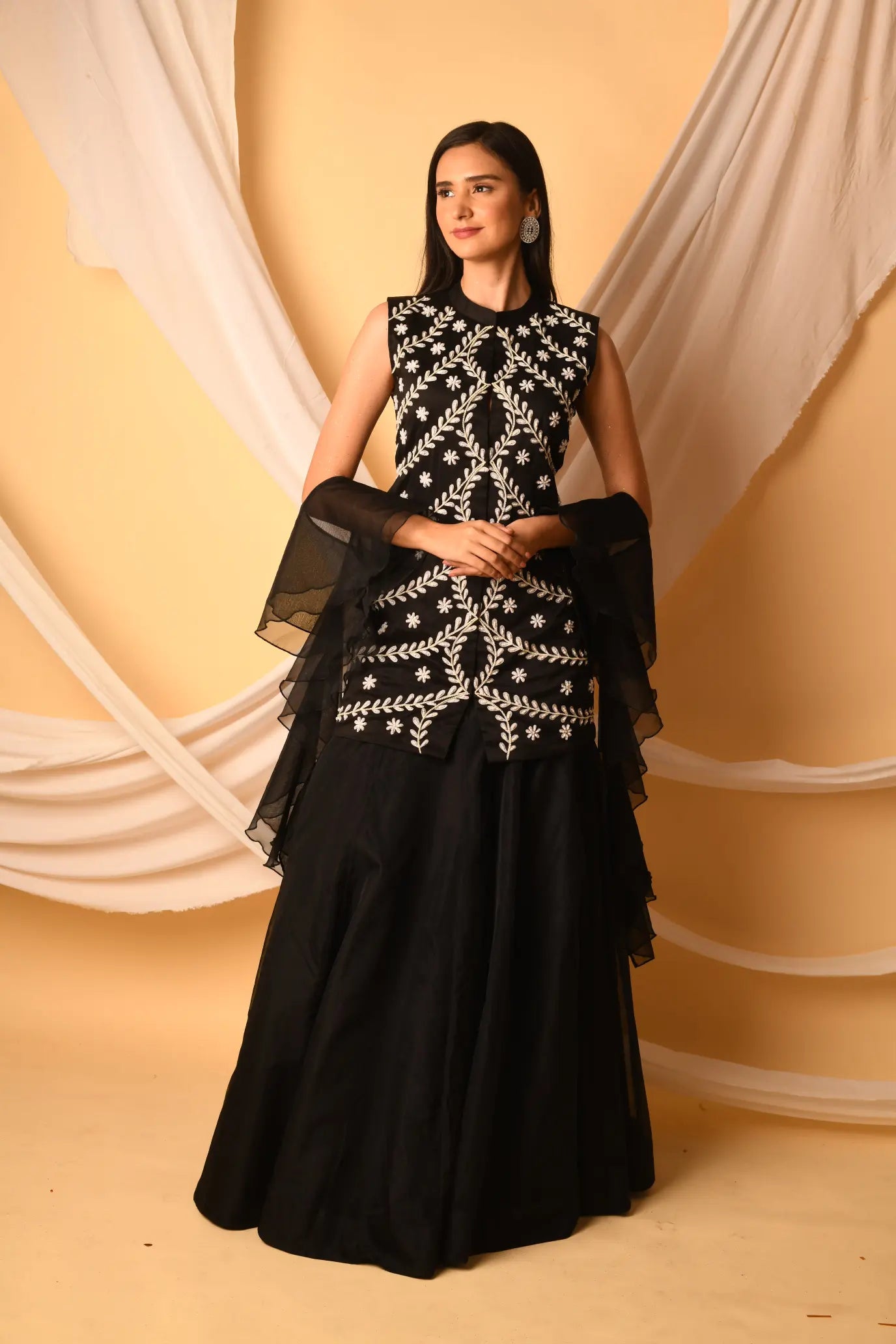 Hirz Kurta With Skirt Set