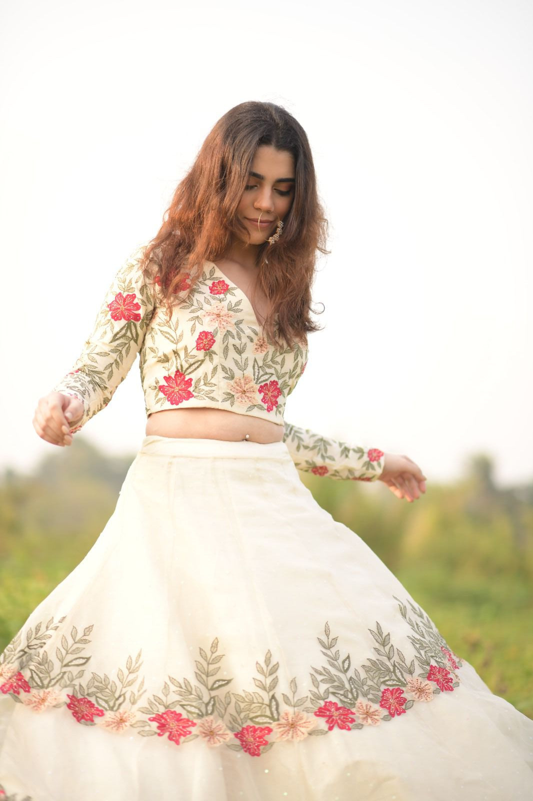 Pink Ameyra Lehenga Set